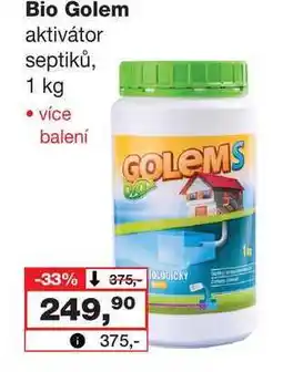 Barvy a laky drogerie Bio Golem aktivátor septiků, 1 kg nabídka