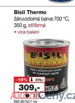 Barvy a laky drogerie Bisil Thermo žáruvzdorná barva 700C, 350g, stříbrná nabídka