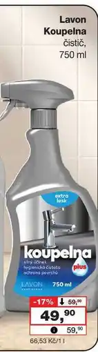 Barvy a laky drogerie Lavon Koupelna čistič, 750 ml nabídka