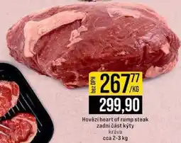 Jip Hovězí heart of rump steak zadní část kýty 1 kg nabídka