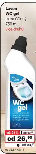 Barvy a laky drogerie Lavon WC gel extra účinný, 750 ml nabídka