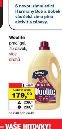 Barvy a laky drogerie Woolite prací gel, 75 dávek nabídka