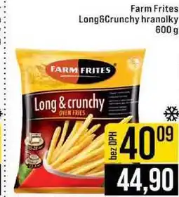 Jip Farm Frites Long&Crunchy hranolky 600 g nabídka