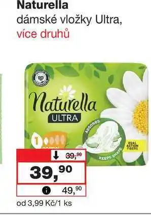 Barvy a laky drogerie Naturella dámské vložky Ultra, více druhů nabídka