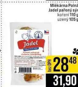 Jip Mlékárna Polná Jadel pařený sýn koření 110 g uzený 105 g nabídka
