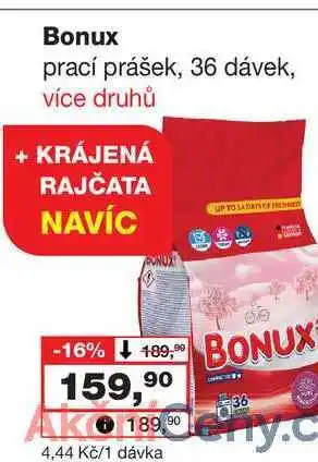 Barvy a laky drogerie Bonux prací prášek, 36 dávek nabídka