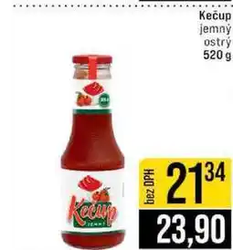Jip Kečup jemný ostrý 520 g nabídka