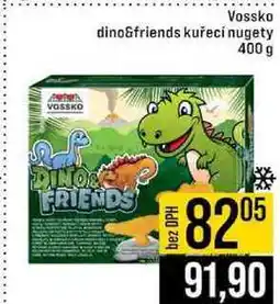 Jip Vossko dino&friends kuřecí nugety 400 g nabídka