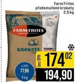 Jip Farm Frites předsmažené krokety 2,5 kg nabídka