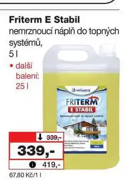 Barvy a laky drogerie Friterm E Stabil nemrznoucí náplň do topných systémů, 5l nabídka