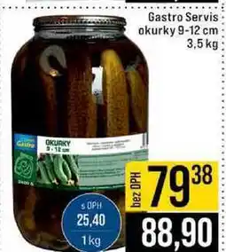 Jip Gastro Servis okurky 9-12 cm 3,5 kg nabídka