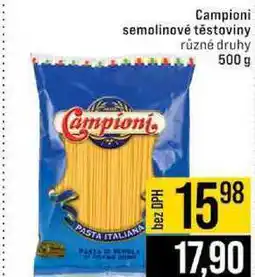 Jip Campioni semolinové těstoviny 500 g nabídka