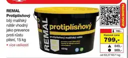 Barvy a laky drogerie REMAL Protiplísňový bílý malířský nátĕr vhodný jako prevence proti růstu plísní, 15 kg nabídka