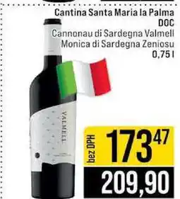 Jip Cantina Santa Maria la Palma 0,75 l nabídka