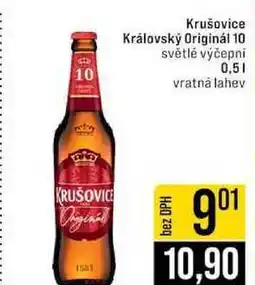Jip Krušovice Královský Originál 10 0,5 l nabídka