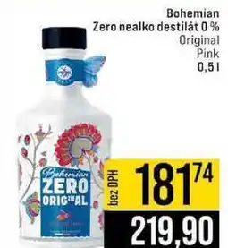 Jip Bohemian Zero nealko destilát 0 % 0,5 l nabídka
