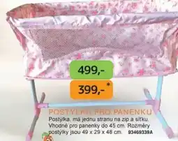 Dráčik Postýlka pro panenku nabídka