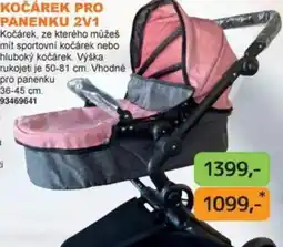 Dráčik Kočárek pro panenku 2v1 nabídka