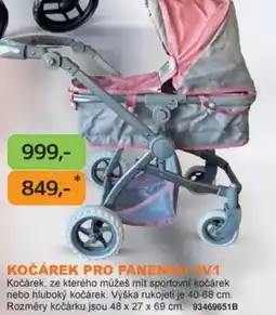Dráčik Kočárek pro paneno 2v1 nabídka