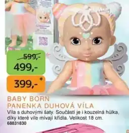 Dráčik Baby born panenka duhová víla nabídka