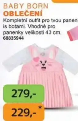 Dráčik Baby born oblečení nabídka