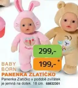 Dráčik Baby born panenka zlatíčko nabídka