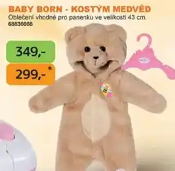 Dráčik Baby born - kostým medvěd nabídka