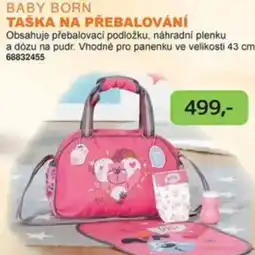 Dráčik Baby born taška na přebalování nabídka