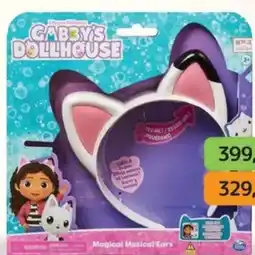 Dráčik Gabby's dollhouse hudební uši nabídka