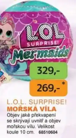 Dráčik L.o.l. surprise! mořská víla nabídka