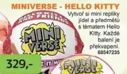 Dráčik Miniverse - hello kitty nabídka
