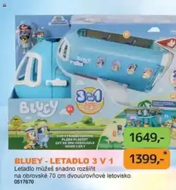 Dráčik Bluey - letadlo 3 v 1 nabídka