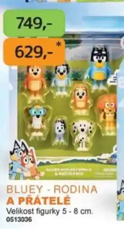 Dráčik Bluey - rodina a přátelé nabídka