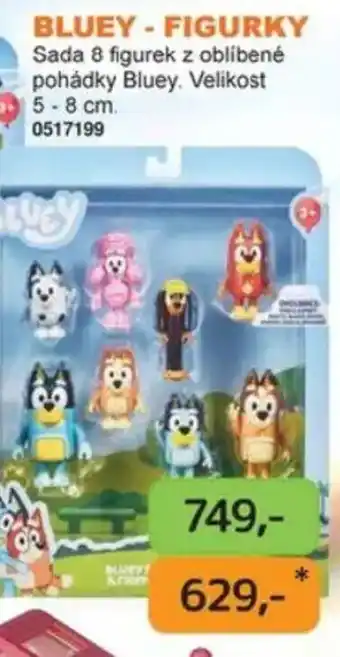 Dráčik Bluey - figurky nabídka