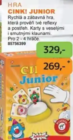 Dráčik Hra cink! junior nabídka