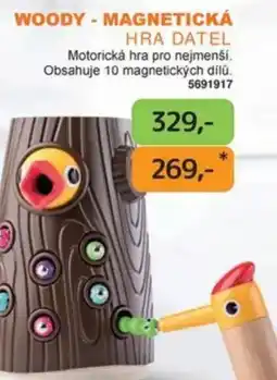 Dráčik Woody - magnetická hra datel nabídka