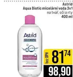 Jip Astrid Aqua Biotic micelární voda 3v1 400 ml nabídka