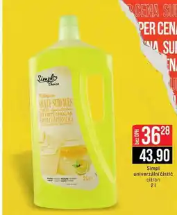 Jip Simpl univerzální čistič citron 2 l nabídka