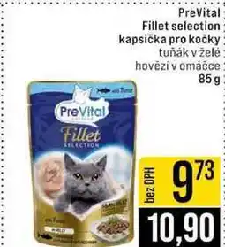Jip PreVital Fillet selection kapsička pro kočky 85 g nabídka