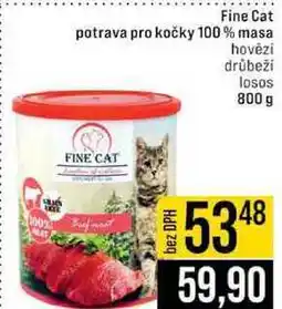 Jip Fine Cat potrava pro kočky 100 % masa 800 g nabídka