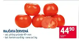 Makro Rajčata červená nabídka