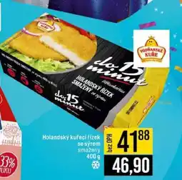 Jip Holandský kuřecí řízek se sýrem smažený nabídka