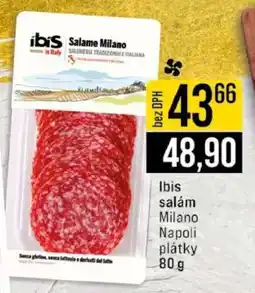 Jip Ibis salám Milano Napoli plátky nabídka