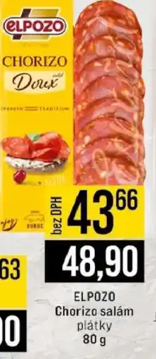 Jip ELPOZO Chorizo salám nabídka