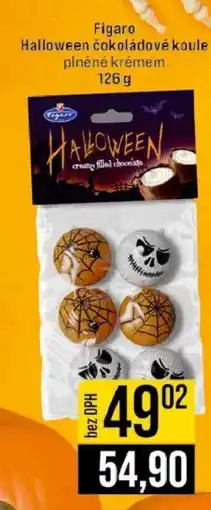 Jip Figaro Halloween čokoládové koule nabídka