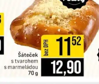 Jip Šáteček s tvarohem s marmeládou nabídka