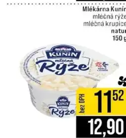 Jip Mlékárna Kunín mléčná rýže nabídka