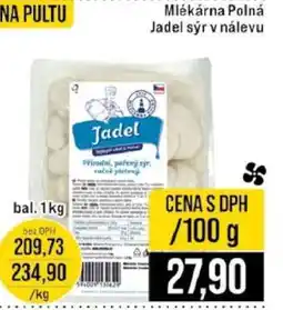 Jip Mlékárna Polná Jadel sýr v nálevu nabídka