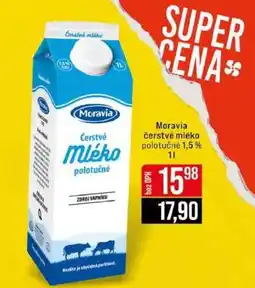 Jip Moravia čerstvé mléko polotučné 1,5% nabídka