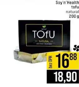 Jip Soy’n’Health tofu nabídka